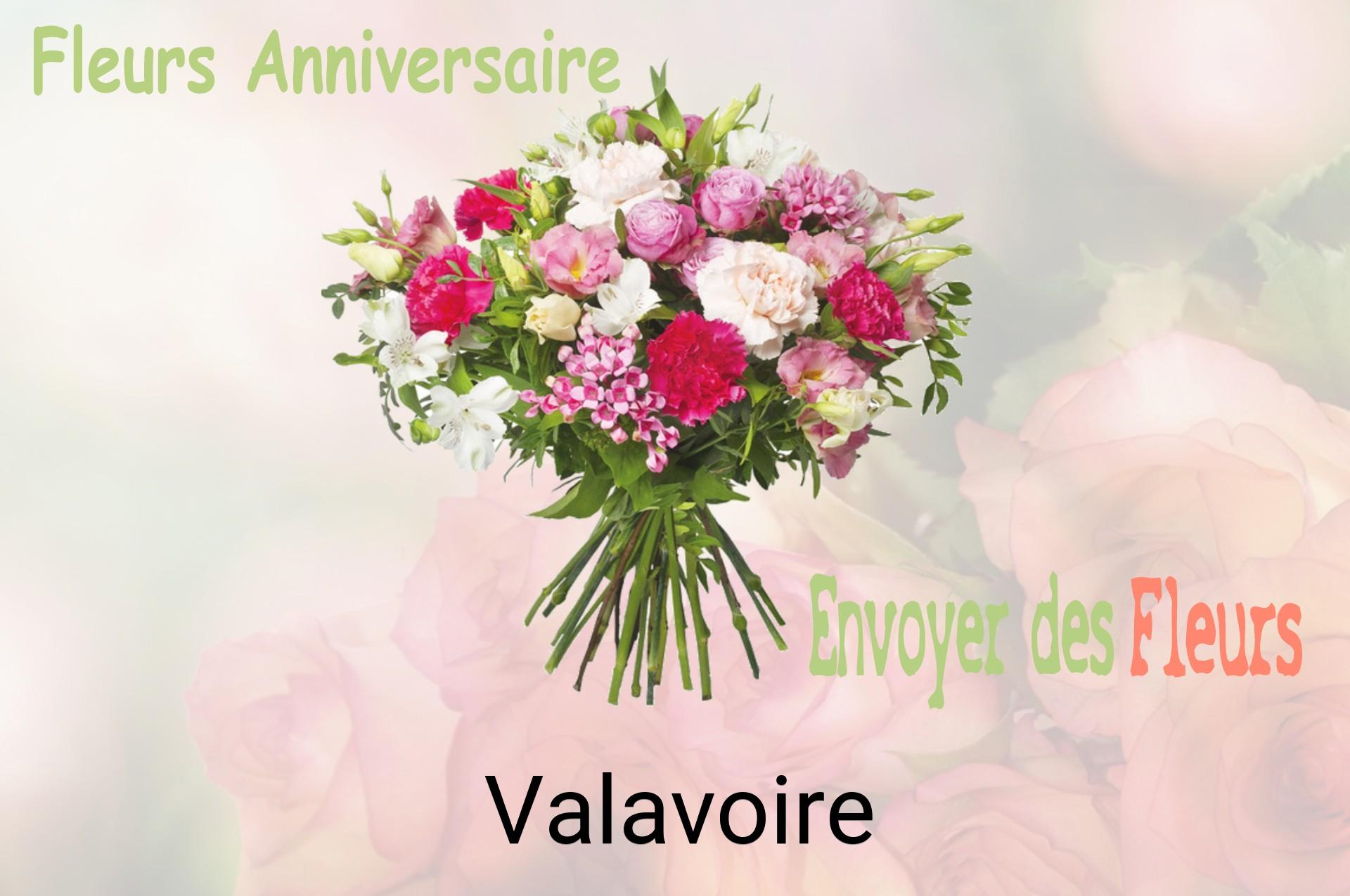 Bouquet de fleurs d’anniversaire livré à Valavoire